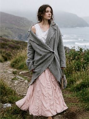 Pale Pink Maxi Skirt